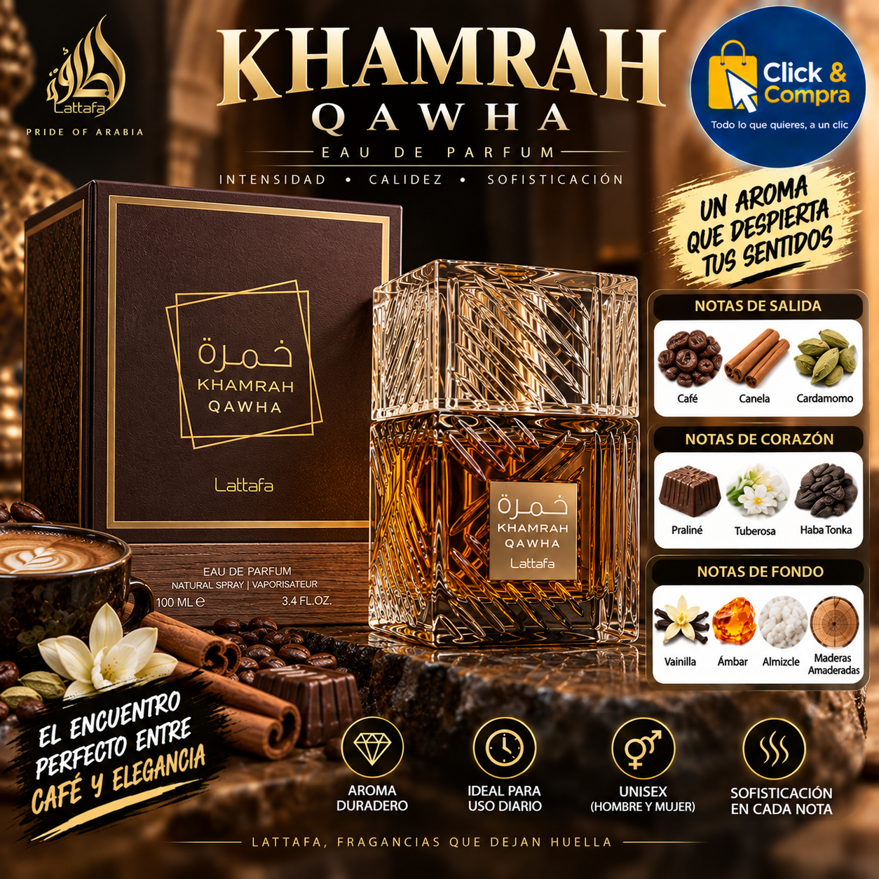 KHAMRHA QAWUA de AROMA360