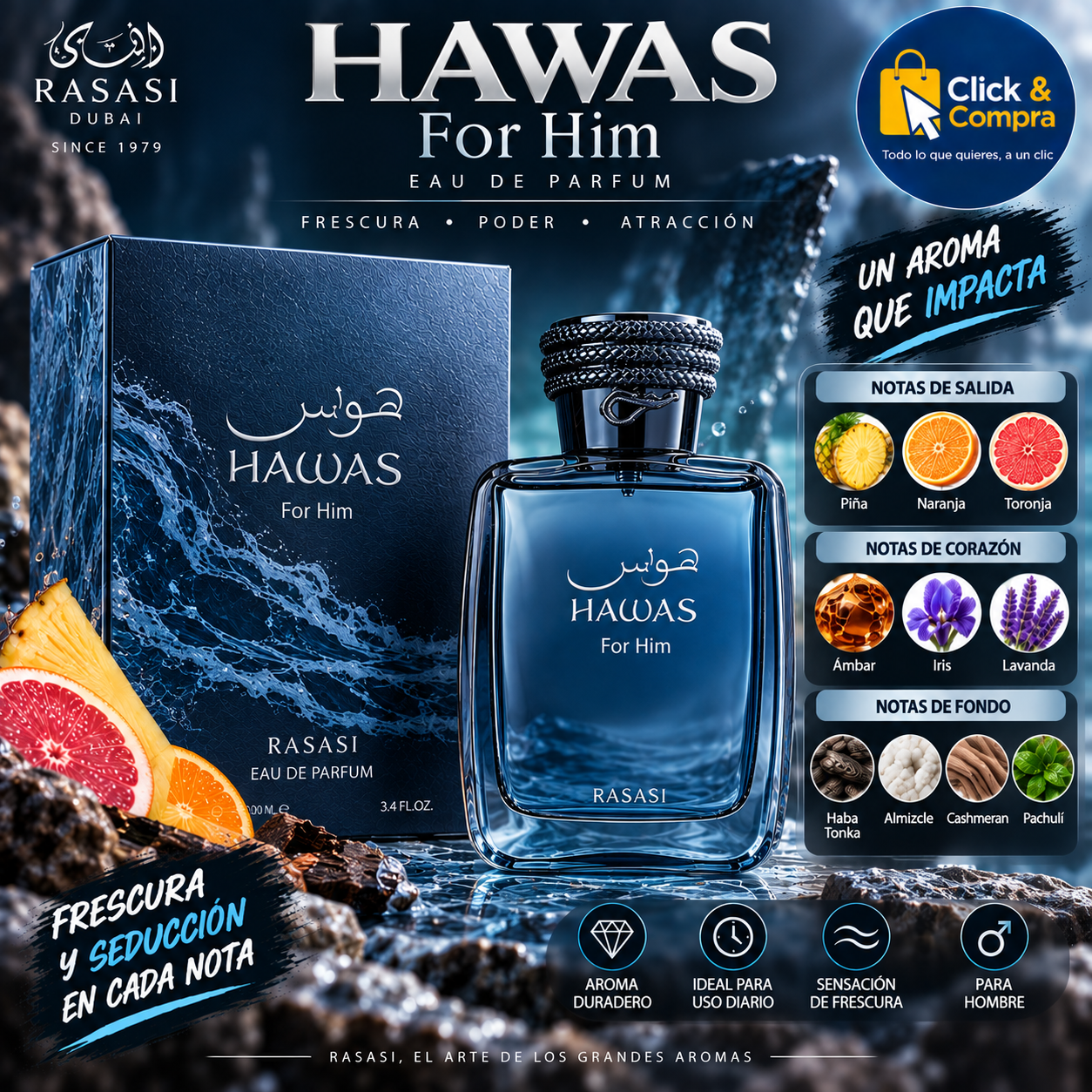 HAWAS FOR HIM de AROMA360